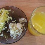 лимонный сок и чеснок